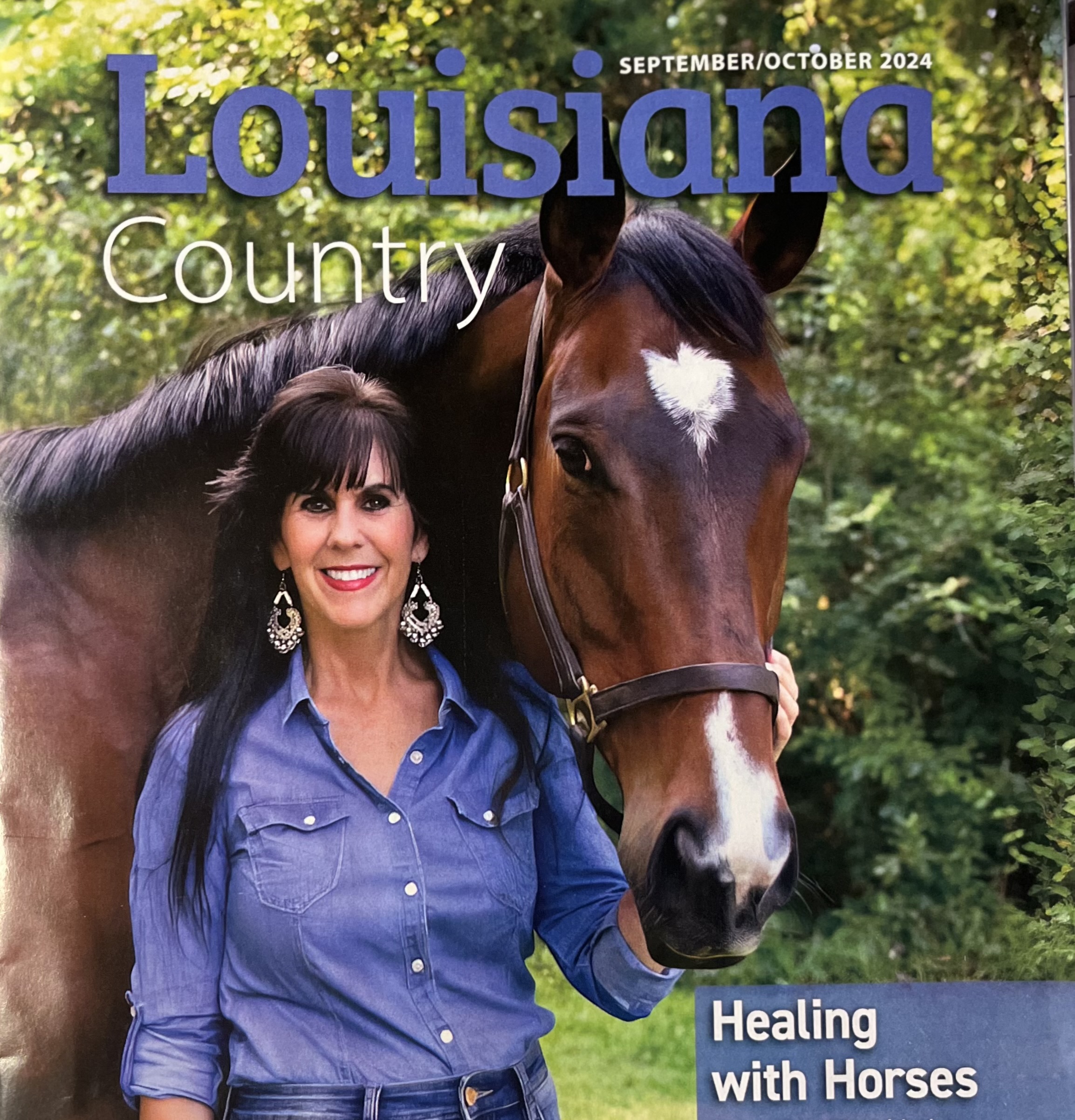 louisiana country magazine cover with kelly